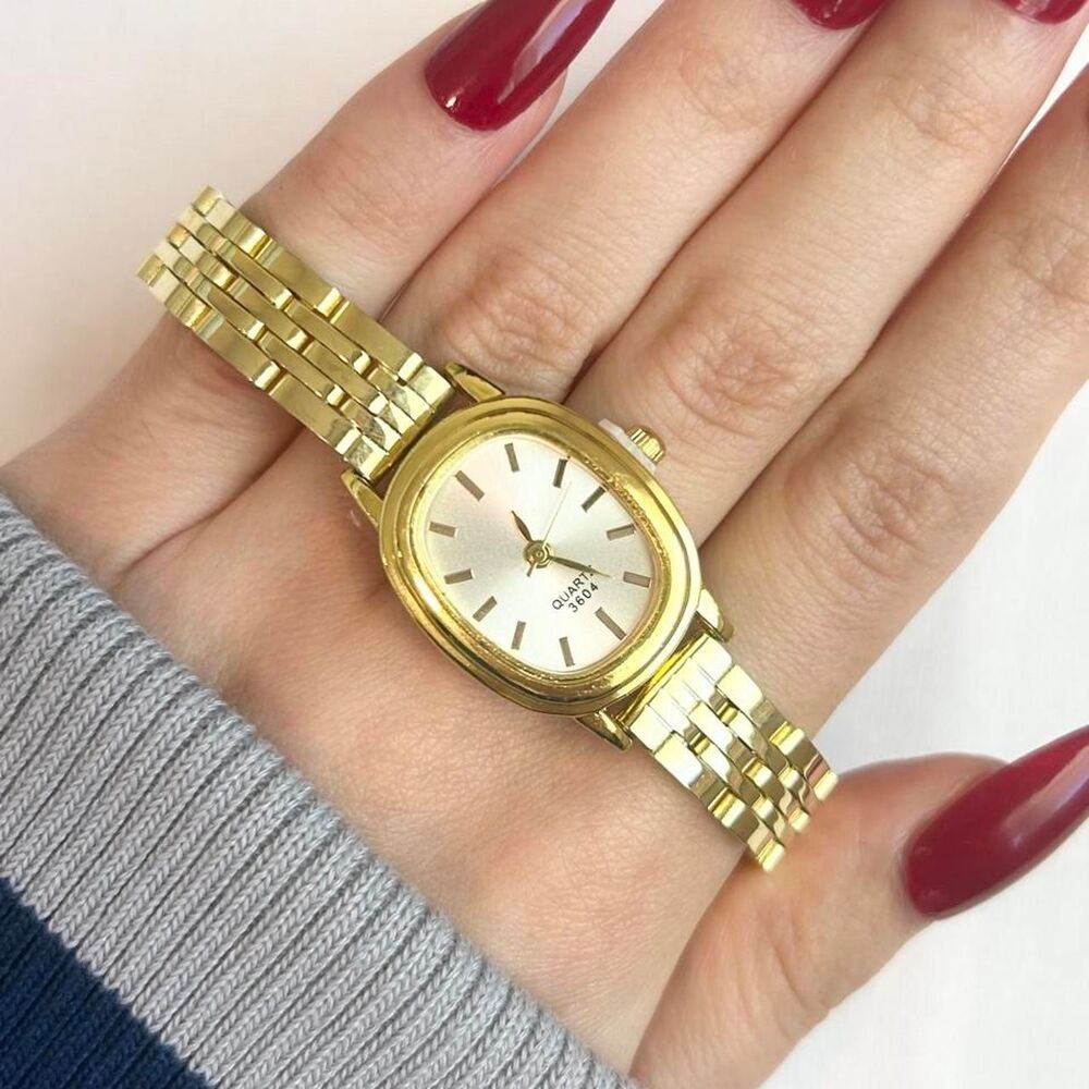 Vintage Inspired Luxury Gold Tone Watch